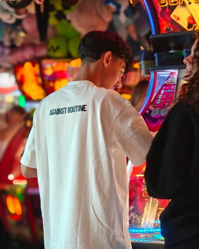 Against Routine — HUYS oversized T-shirt