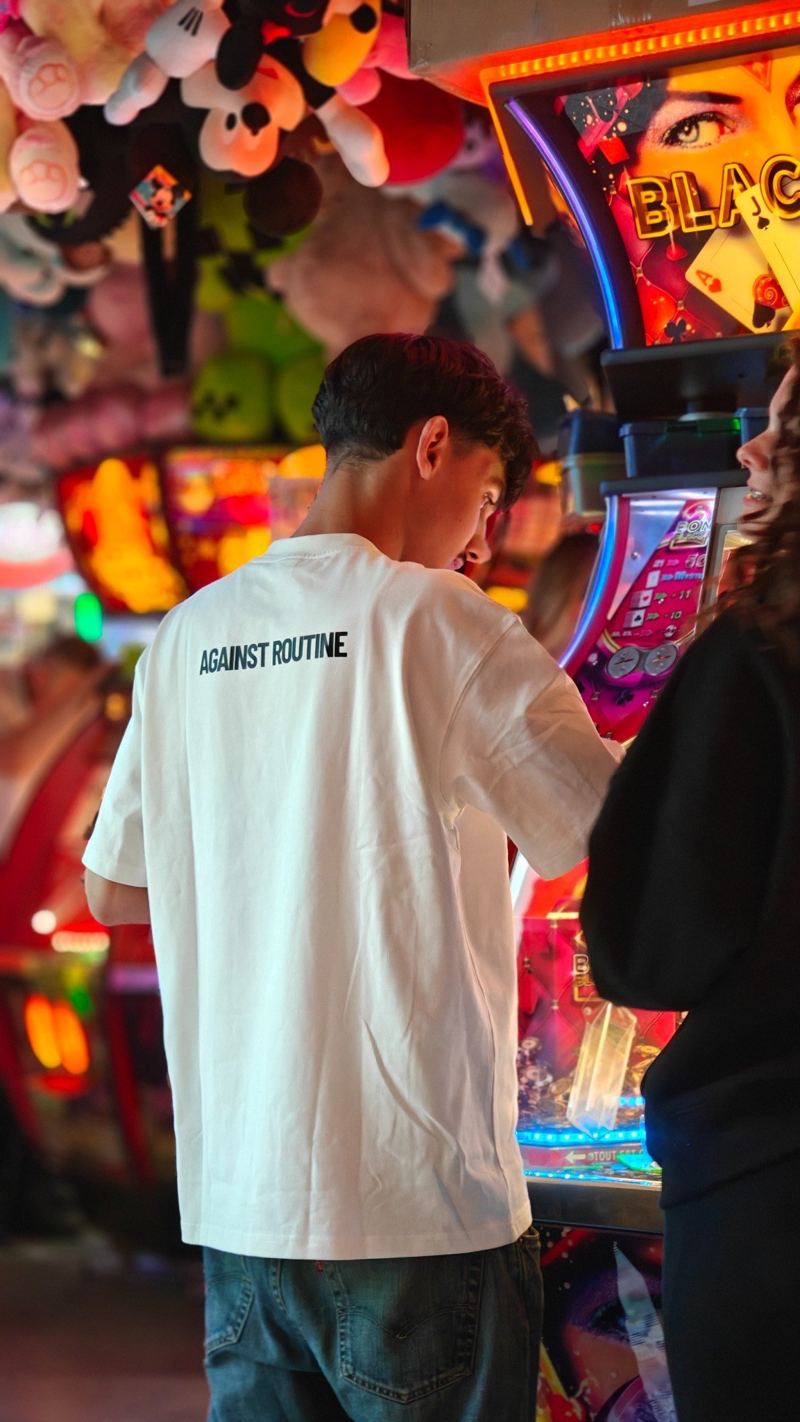 Against Routine — HUYS oversized T-shirt