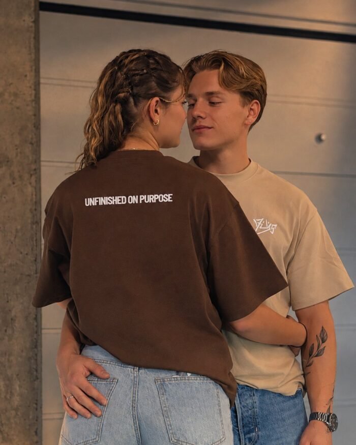 Unfinished on Purpose — HUYS oversized T-shirt